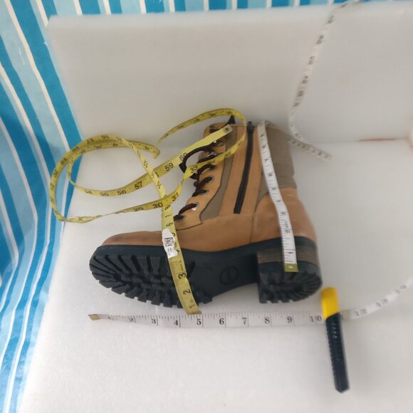 PAJAR Wool Lined Waterproof Sheepskin Leather Extreme Snow Shearling boot w7.5us - Picture 6 of 7